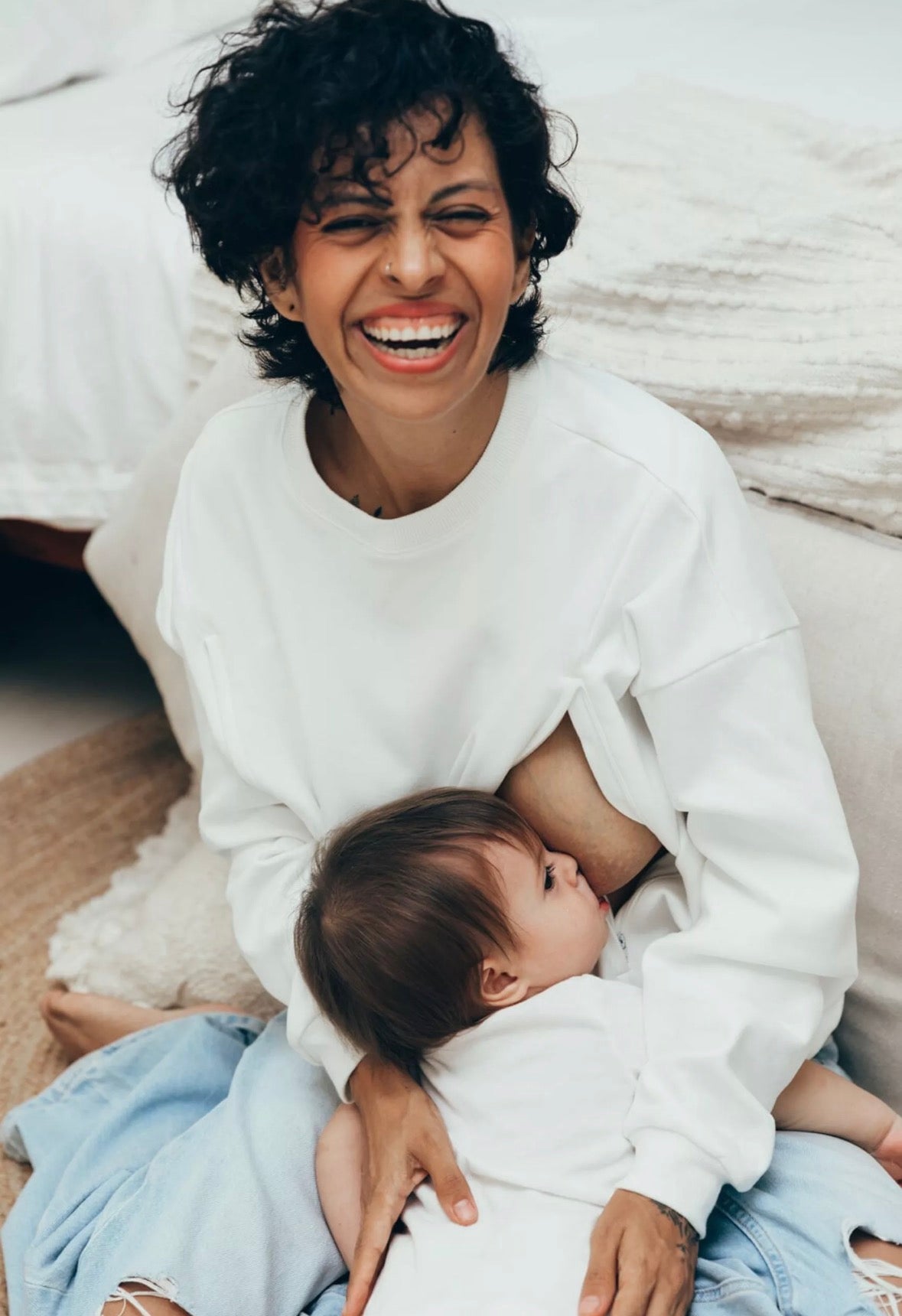 Sweat-shirt d'allaitement mamma - 23 Mai Paris