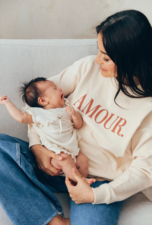 Sweat-shirt d'allaitement AMOUR - 23 Mai Paris