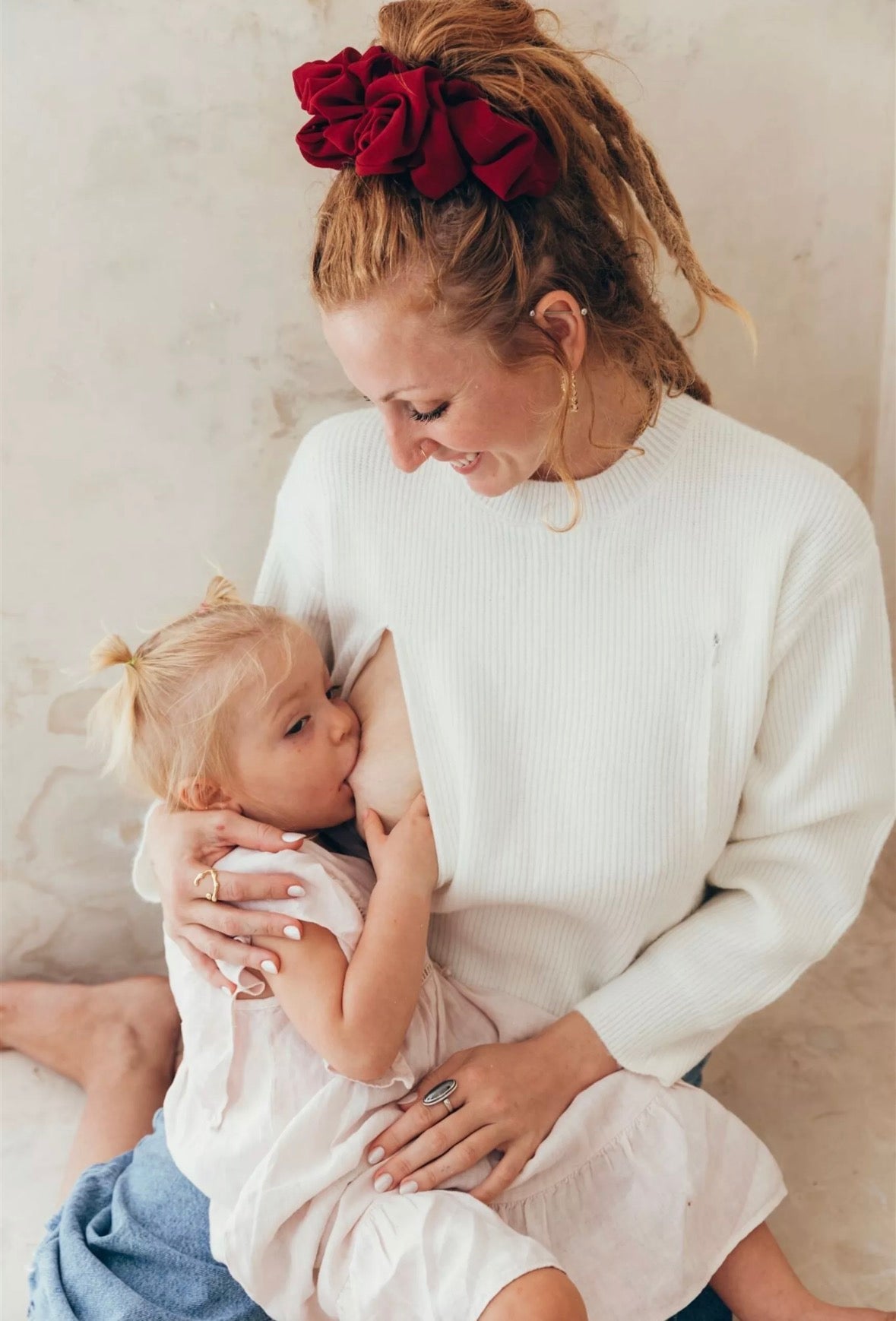 Pull d'allaitement écru ASSIA - 23 Mai Paris